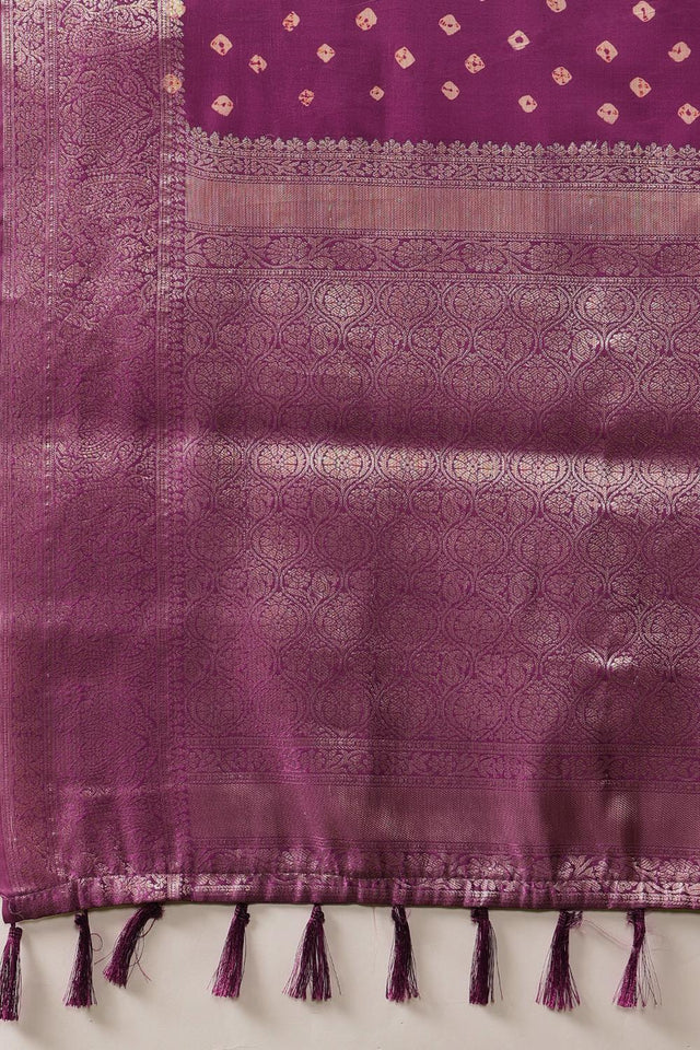Violet Printed Silk Saree (SZ-DGVAMA-PP-3050)