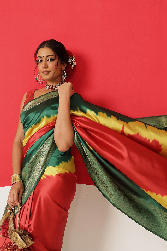 Multi Color Printed Silk Saree (SZ-DGVAMA1-3053)