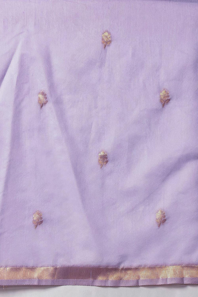 Lavender Woven Cotton Blend Saree (SZ-JMD35-LV-3047)