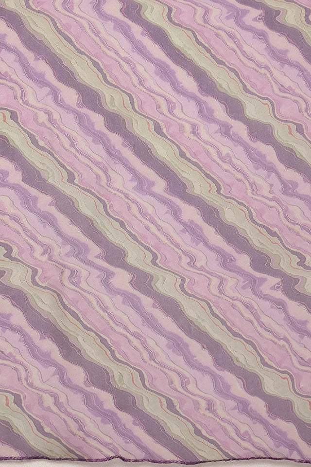 Lavender Colored Soft Silk Abstract Printed Saree (SZ-LEELA-LV-2209)