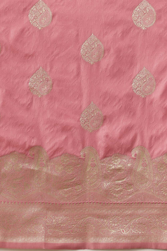 Pink Woven Soft Silk Saree (SZ-NOOR-5-PN-3096)