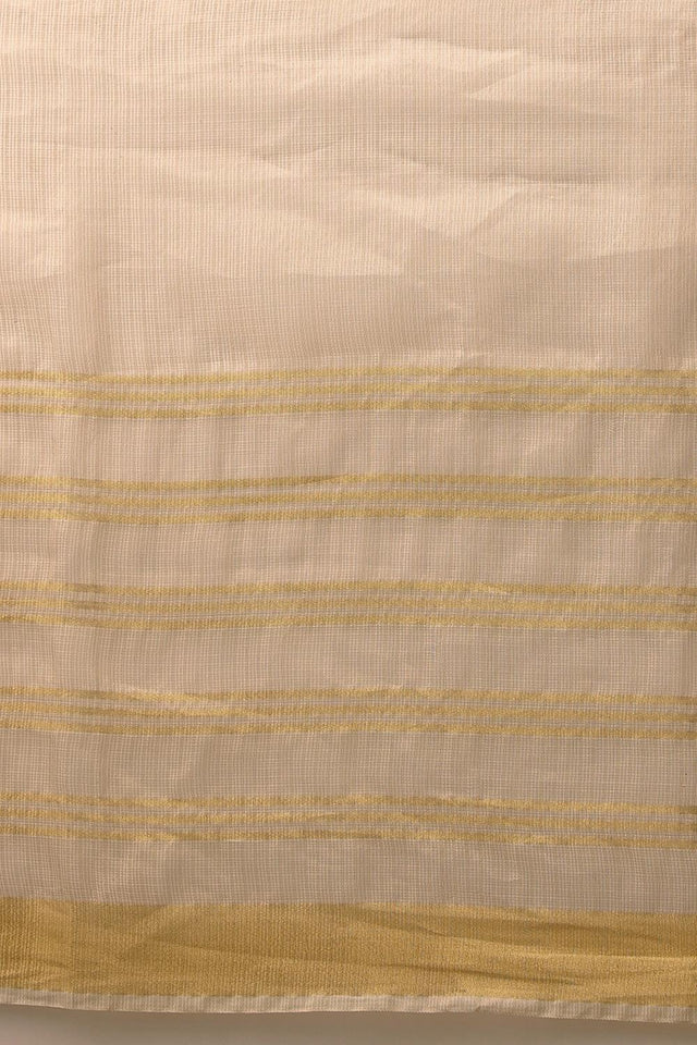 Beige Woven Silk Saree (SZ-ONAM36-3064)