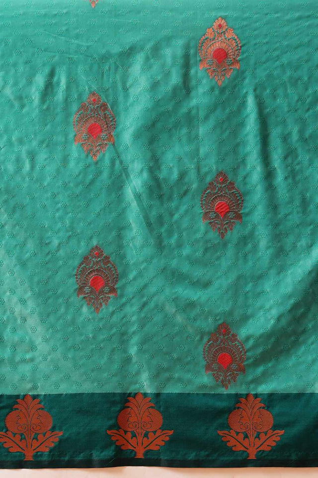 Blue Banarasi Silk Zari Saree