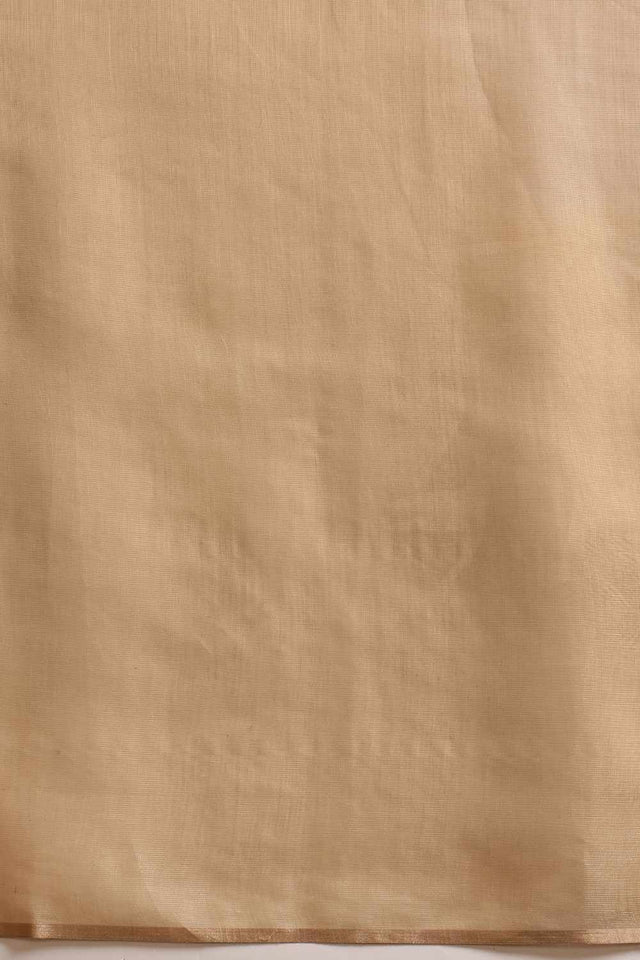 Blue Floral Printed Tissue Saree