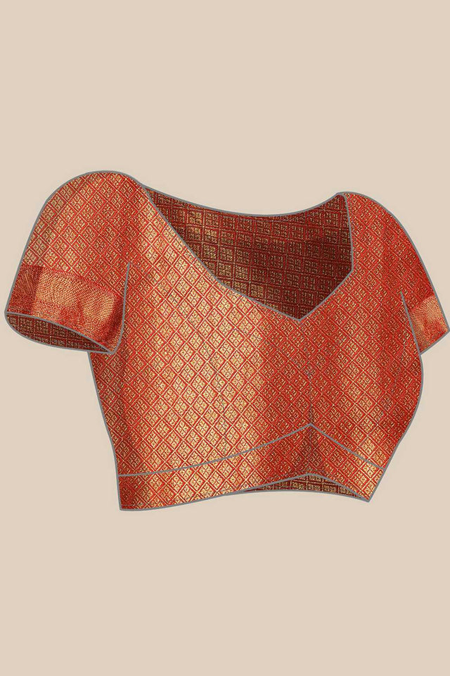 Blue Zari Woven Kanjivaram Silk Saree