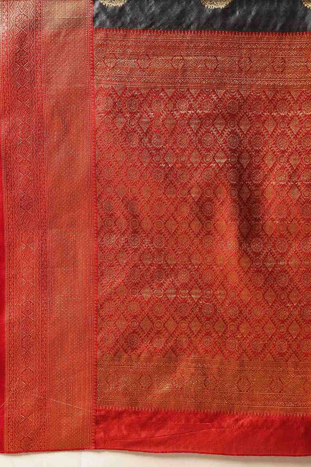 Grey Zari Woven Kanjivaram Silk Saree