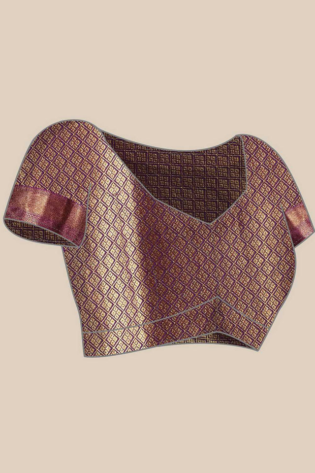 Pink Zari Woven Kanjivaram Silk Saree