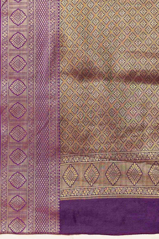 Pink Zari Woven Kanjivaram Silk Saree