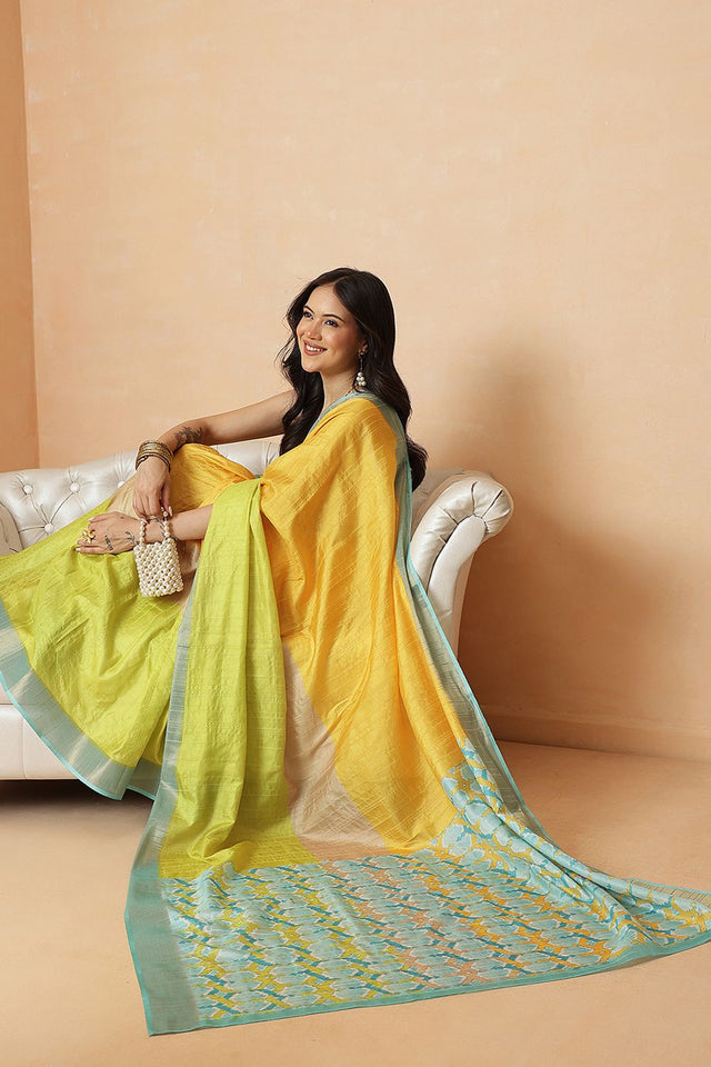Multi Color Printed Silk Blend Saree (SZR-DGRANGOLI-MUL-2074)