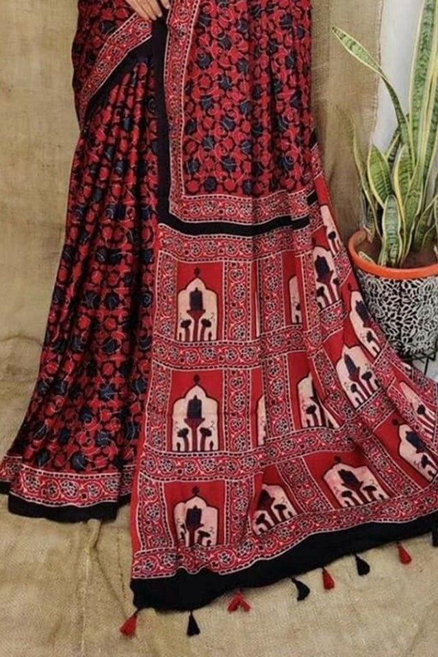 Multi Color Printed Satin Saree (Sudha-168)