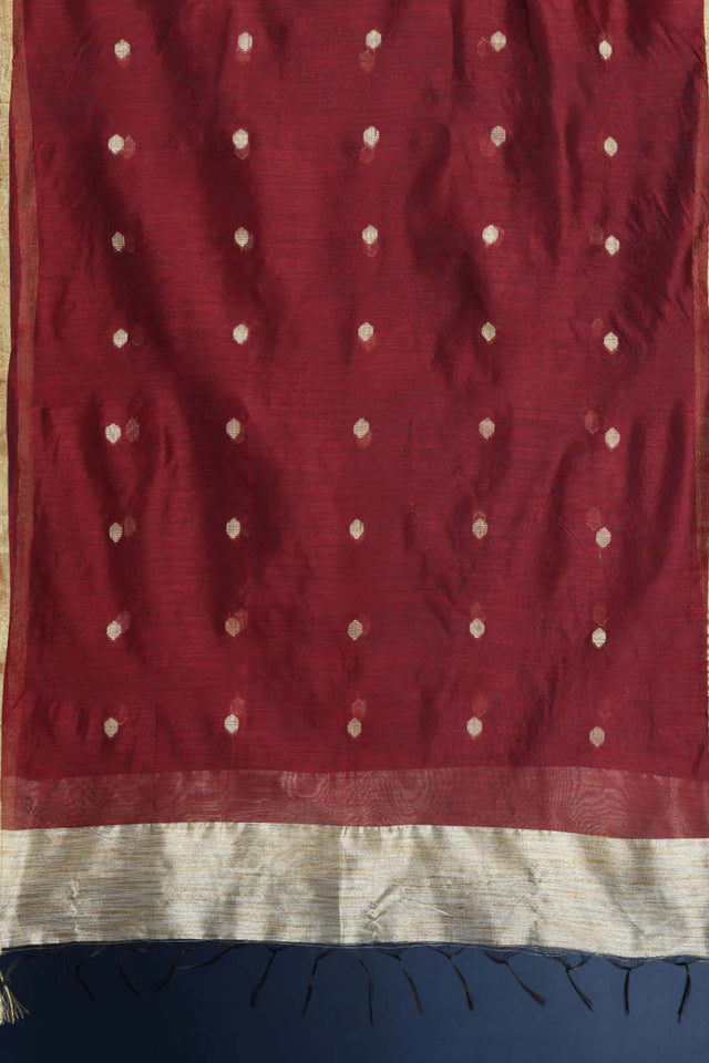 Maroon Silk Blend Dupatta (VMMMMB4E2080)
