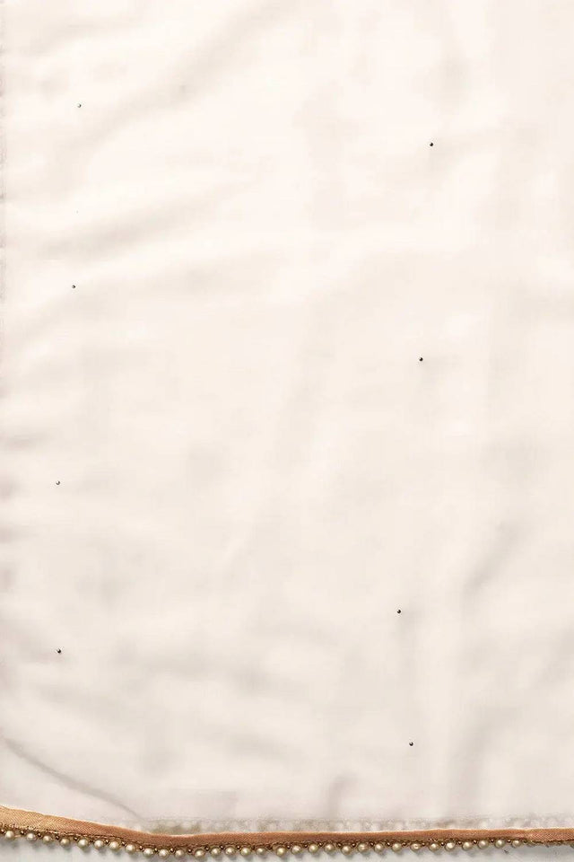 White Embroidered Georgette Lehenga