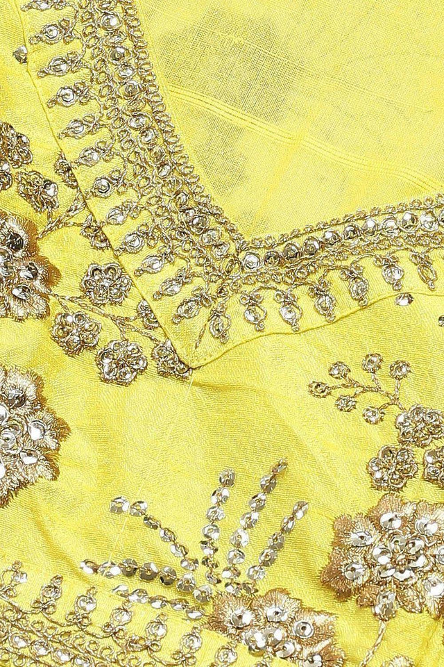 Green Sequin With Embroidered Silk Lehenga