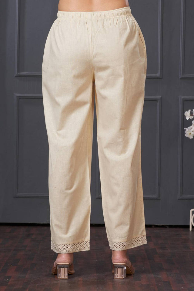 Green Embroidered Cotton Kurti Pant Set