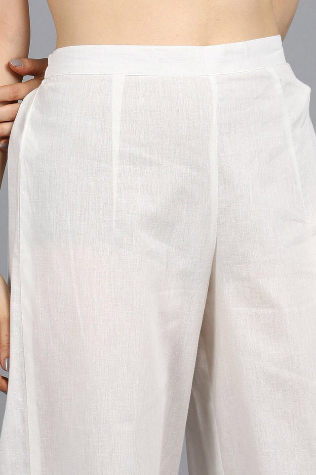 Cotton Yellow Ethnic Motifs Printed Straight Kurti Pant Dupatta Set