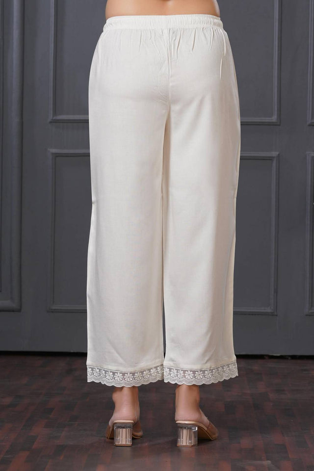 Violet Printed Rayon Kurti Pant Set