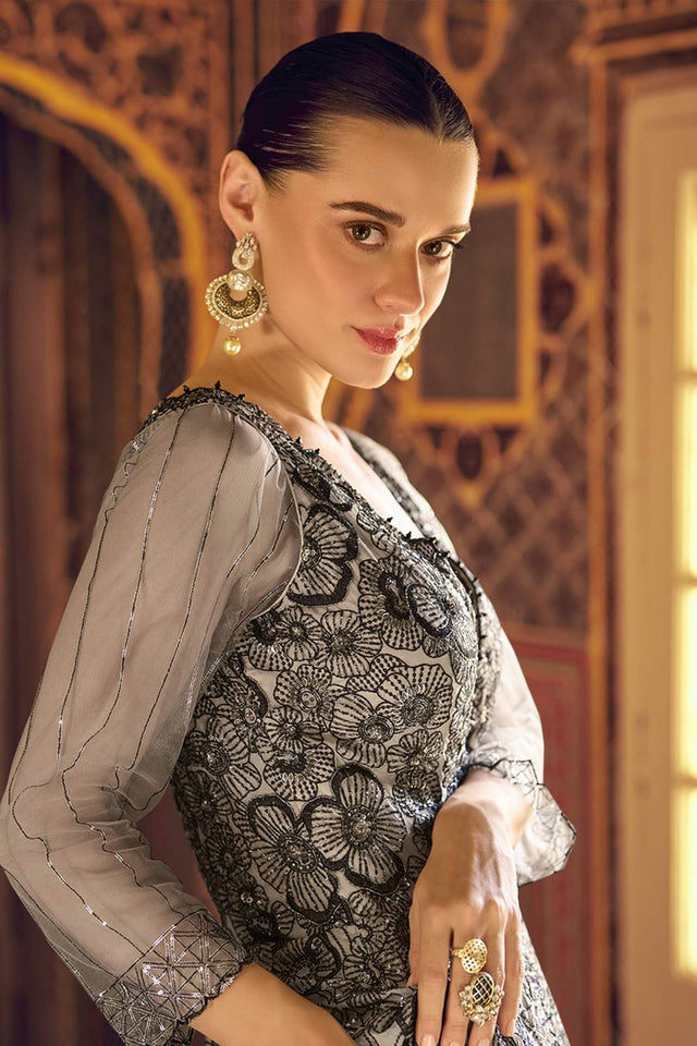 Violet Sequin Viscose Gown (vega sayuri karishma-5768)