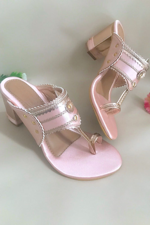 Buy Pink Block Heel For Women Online