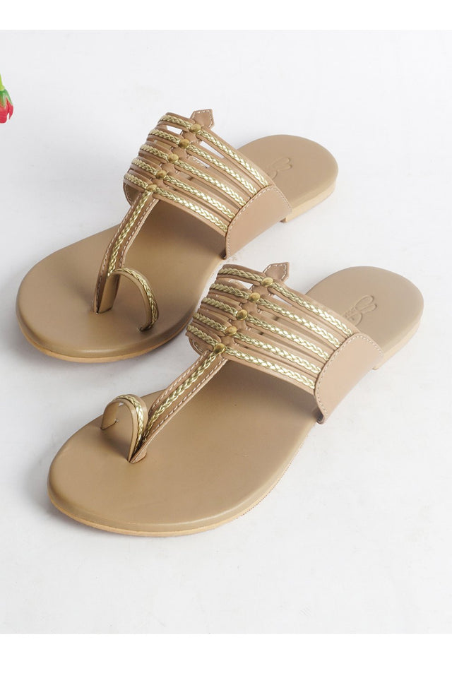 Shop Kolapuri Flats Online For Women