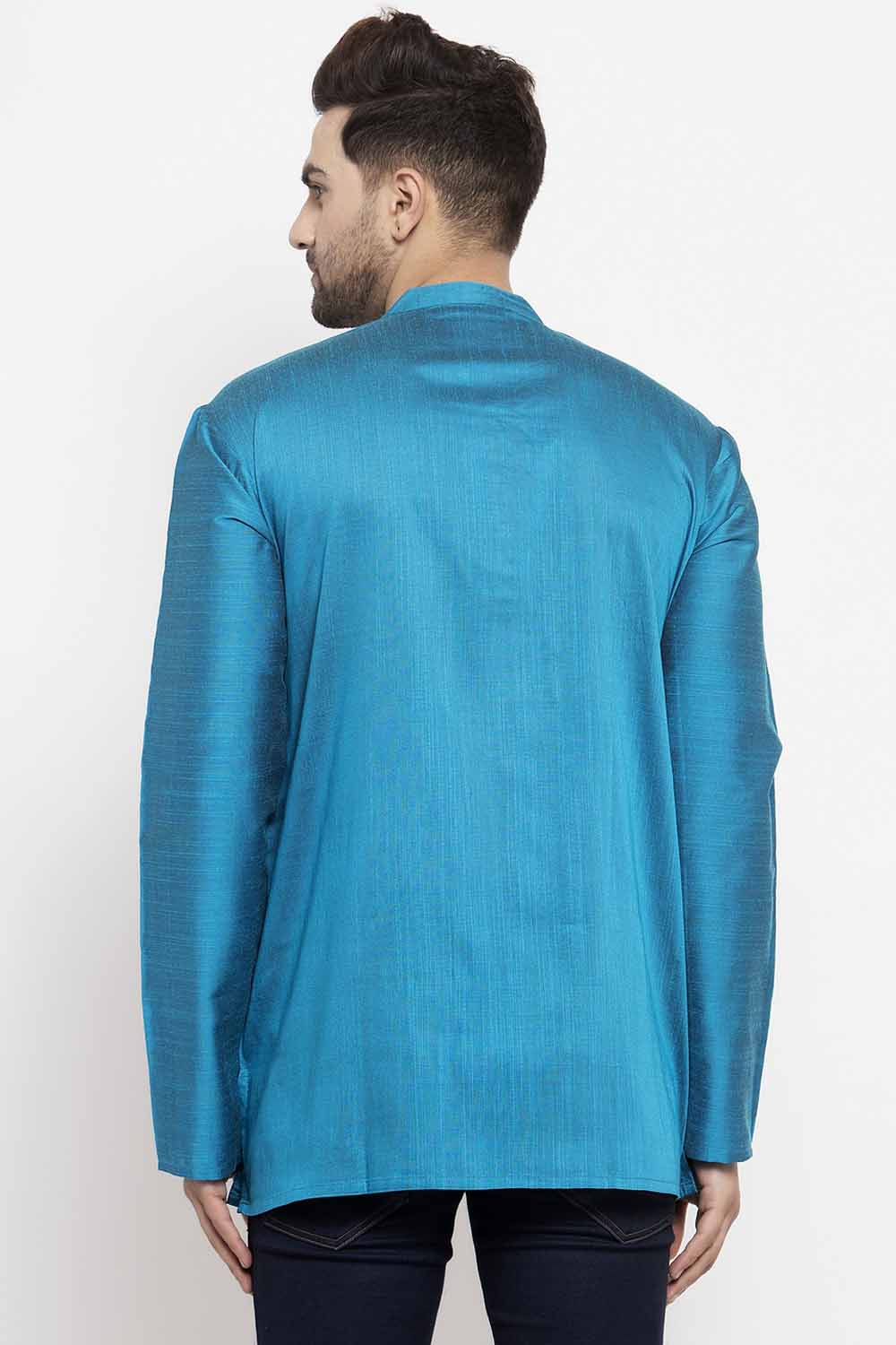 Shop Blue Short Kurta For Men