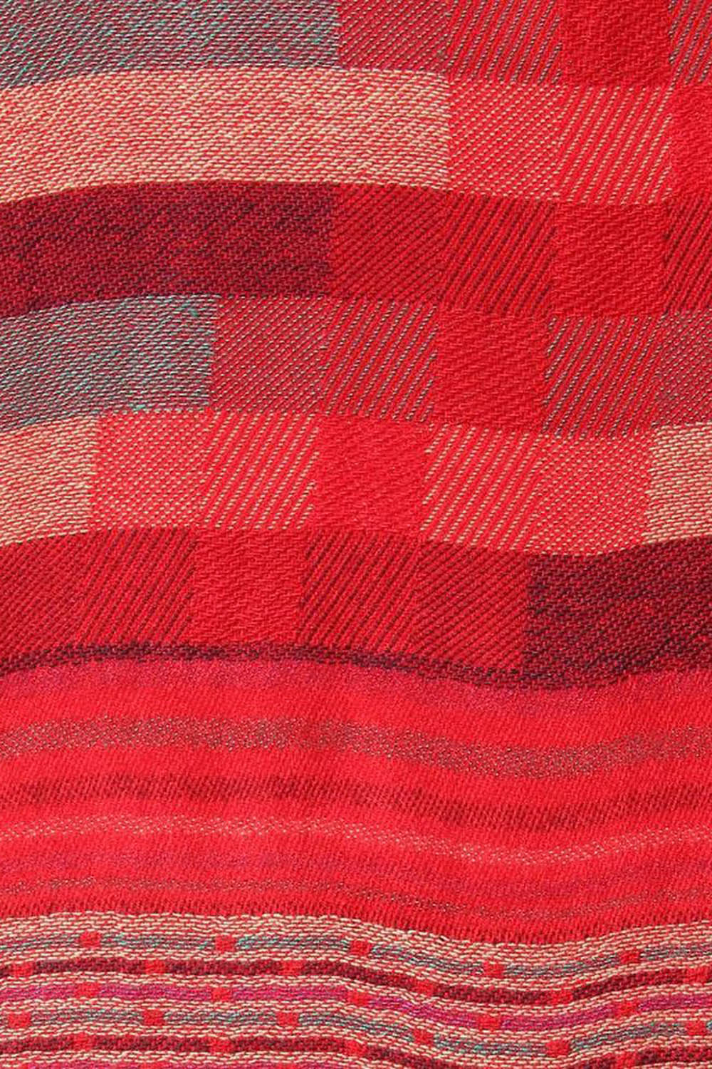 Viscose Shawl In Red