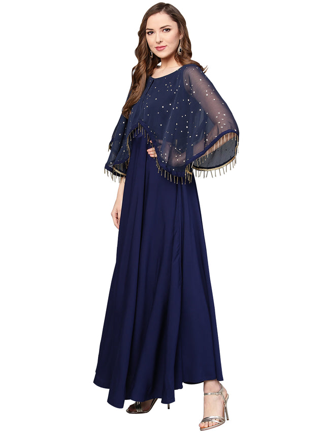 Polyester Blue Kurta Online