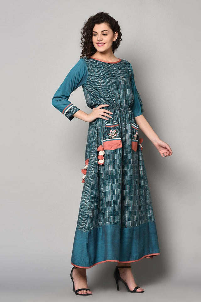 Buy Dress in Turquoise