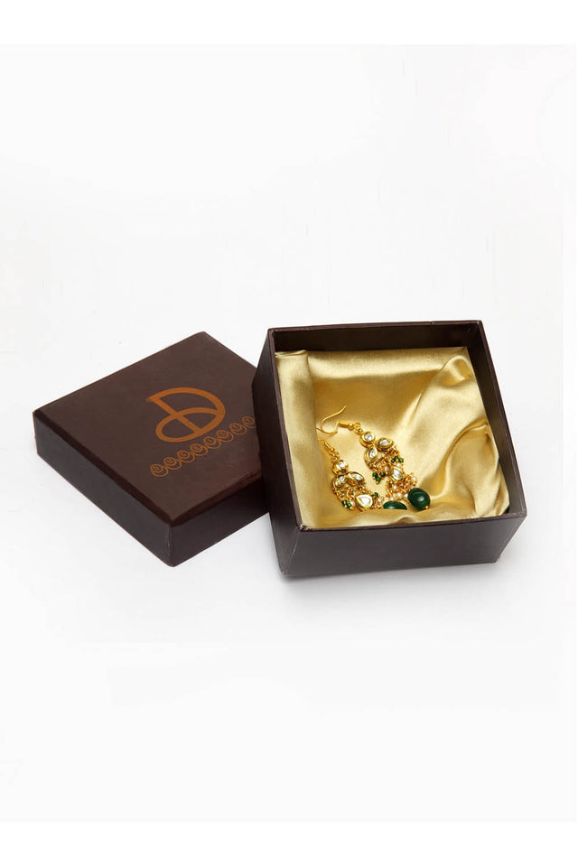 Women's Sterling Silver Drop Earrings In Green