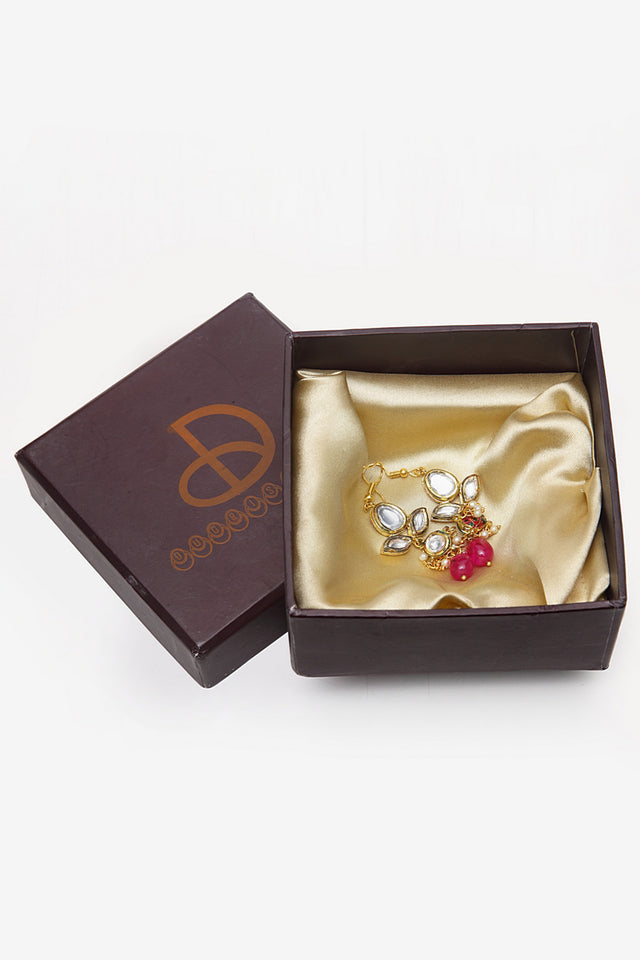 Leaf Kundan Drop Online