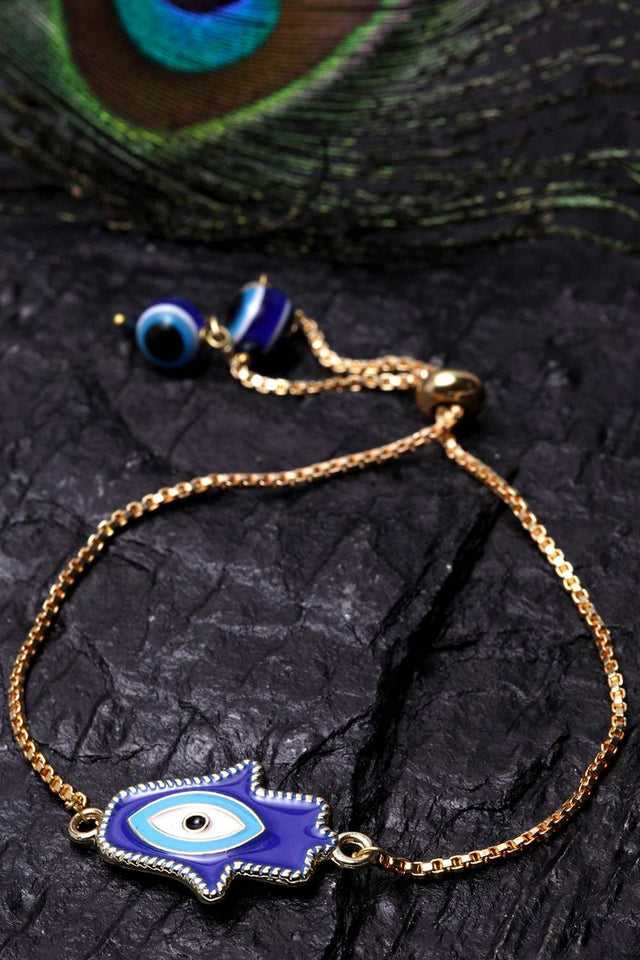 Buy Women's Copper Bracelet in Blue