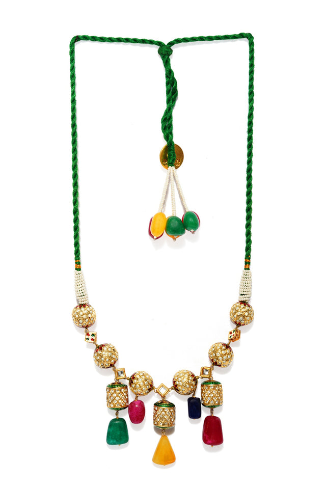 Women's Silver Necklace In Gold