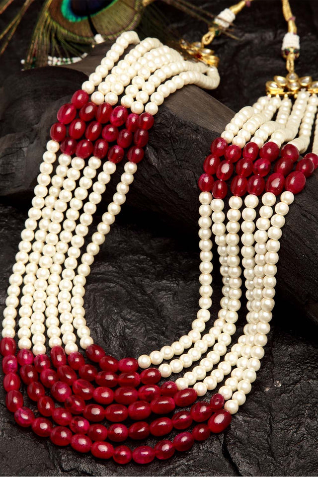 Shop Women's Necklace in Red