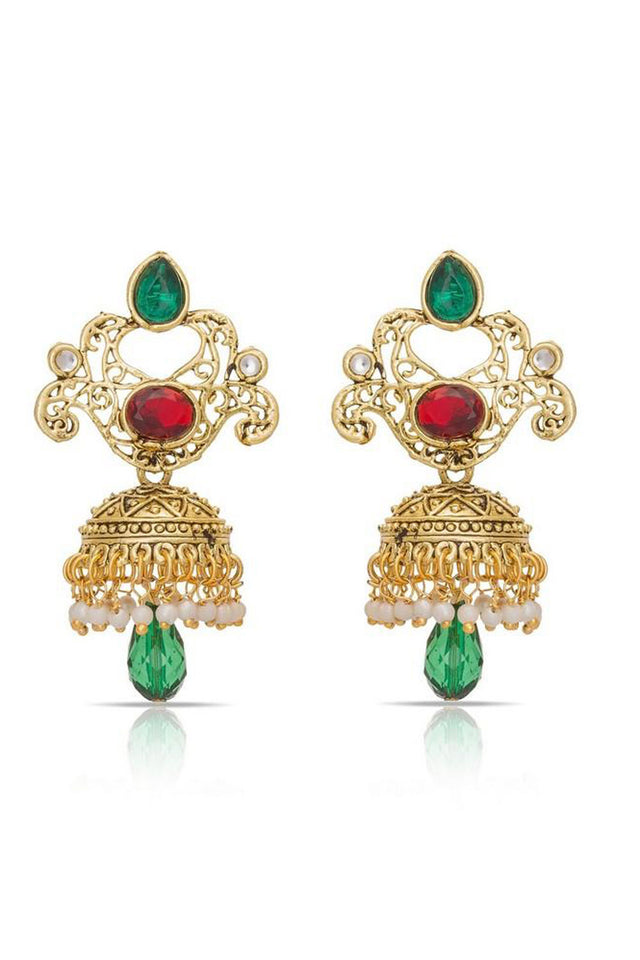 Women's Alloy Jhumka Earring