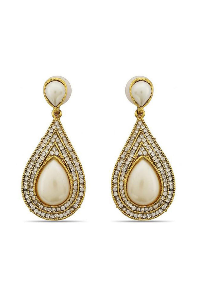 Shop Alloys Earring For Women's in White At KarmaPlace
