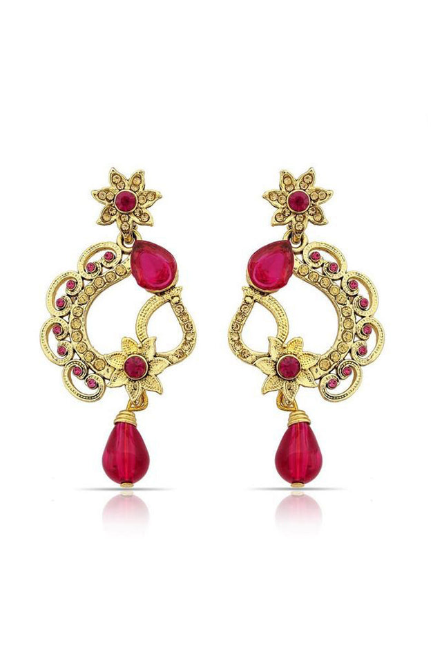 Shop Alloys Earring For Women's in Red At KarmaPlace