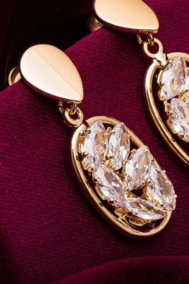 Shop Alloy Drop Earrings For Women's in Gold At KarmaPlace