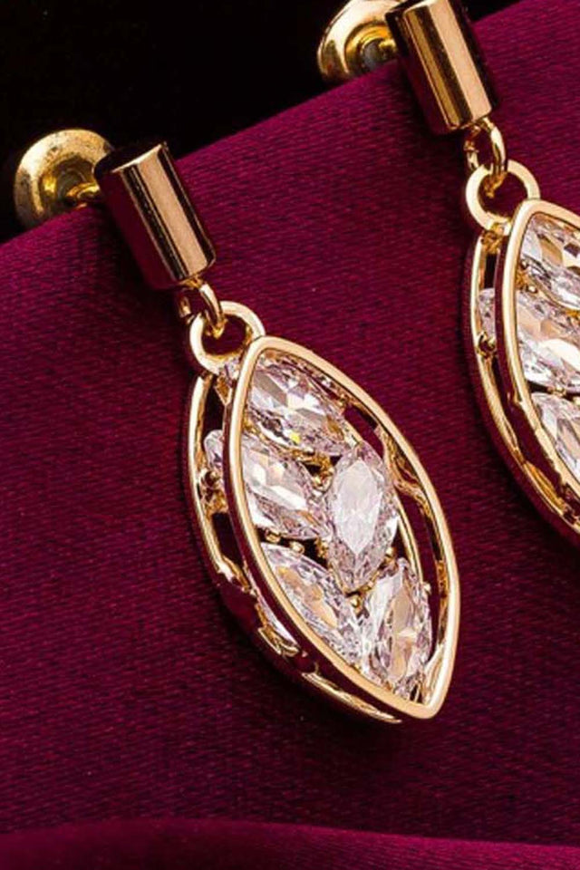 Shop Alloy Drop Earrings For Women's in Gold at KarmaPlace