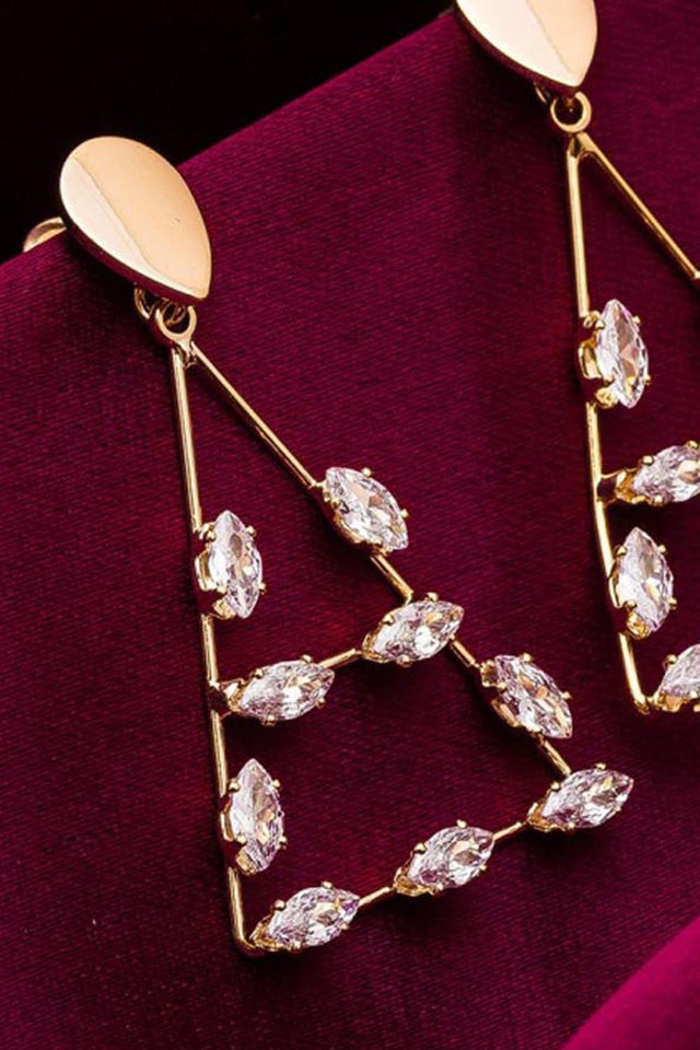 Shop Alloy Drop Earrings For Women's in Gold at KarmaPlace