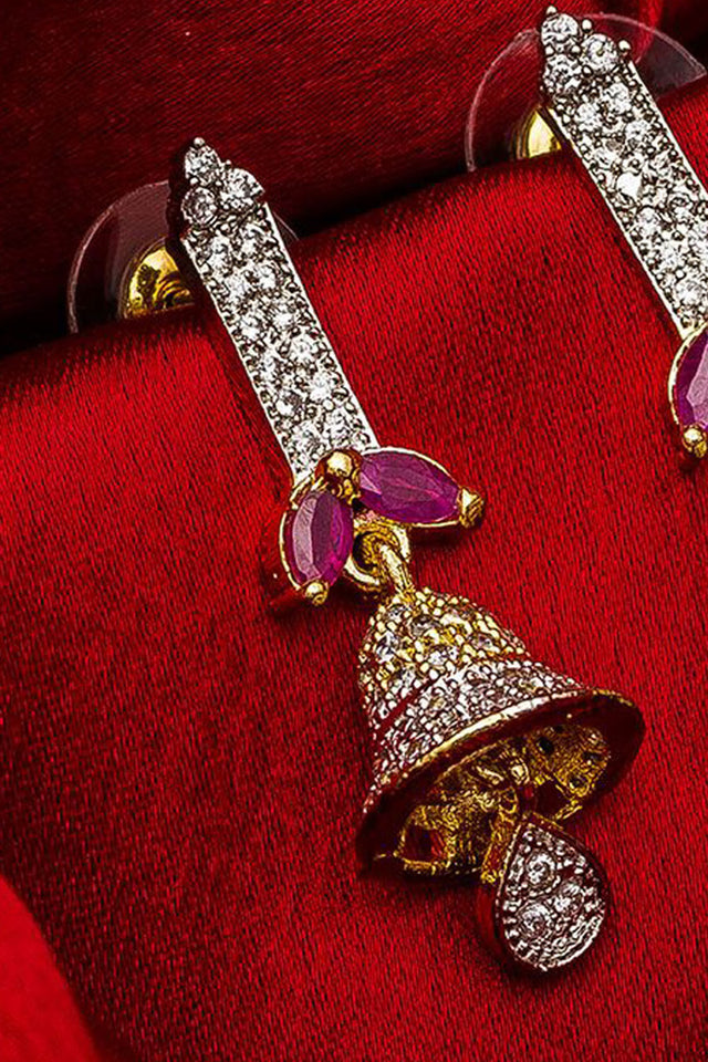 Shop Alloy Large Dangle Earrings For Women's in Silver and Gold At KarmaPlace