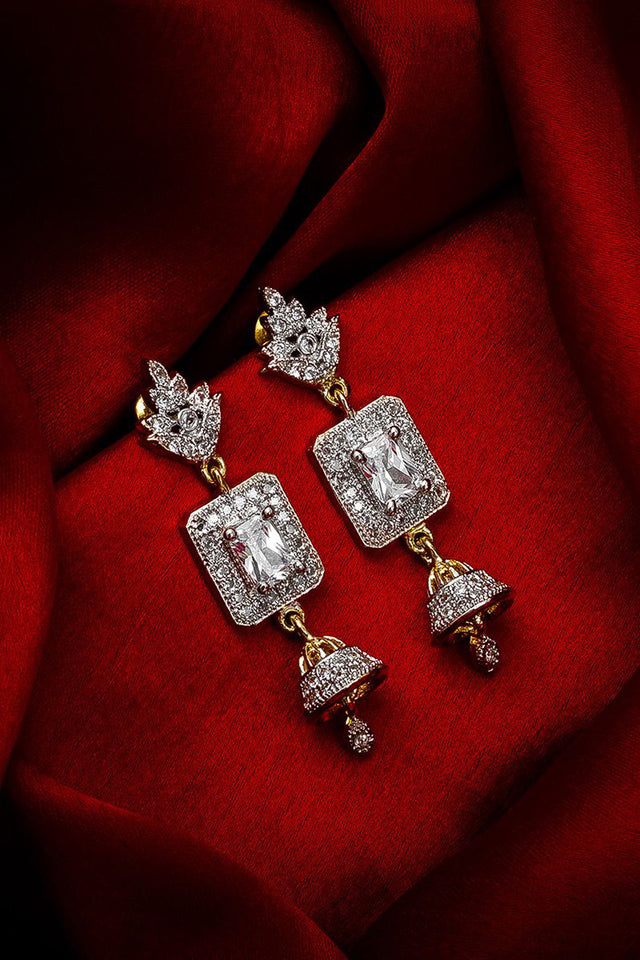 Buy Women's Alloy Drop Earrings in Gold and Silver Online