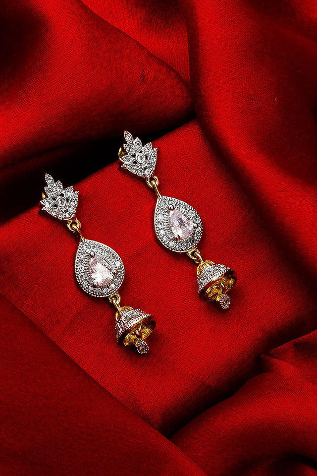 Buy Women's Alloy Drop Earrings in Gold and Silver Online