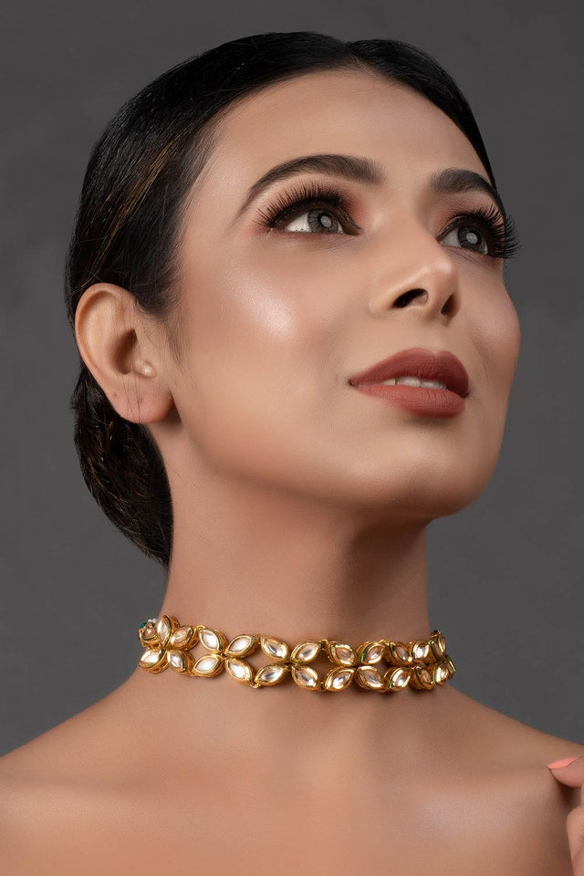 Handcrafted Kundan Choker (FEMCH003)