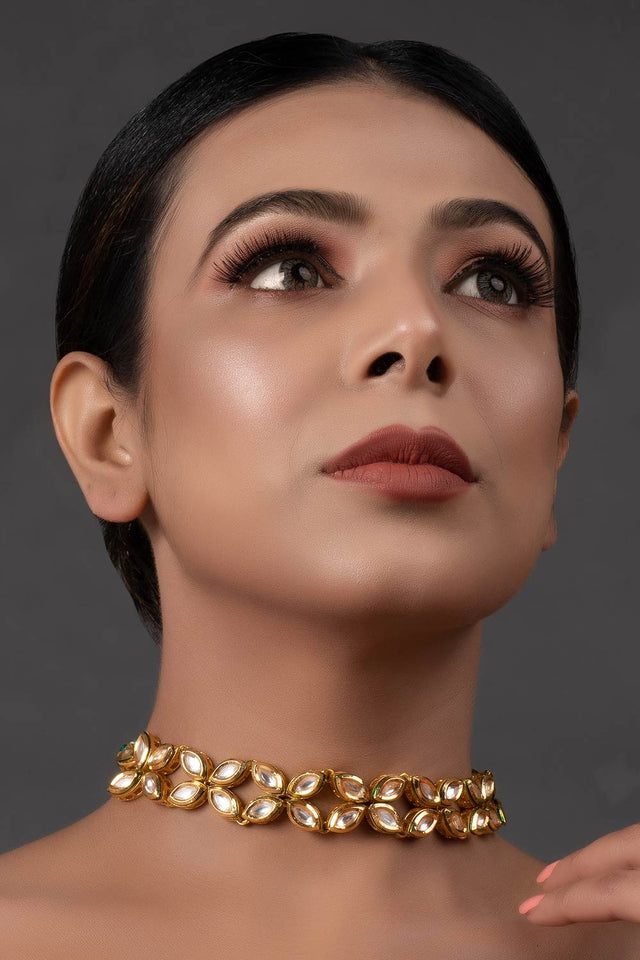 Handcrafted Kundan Choker (FEMCH003)