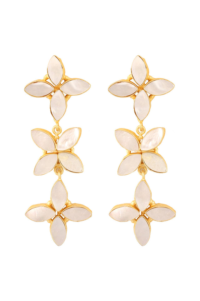 Mother Of Pearl Earrings (FEMCJ011)