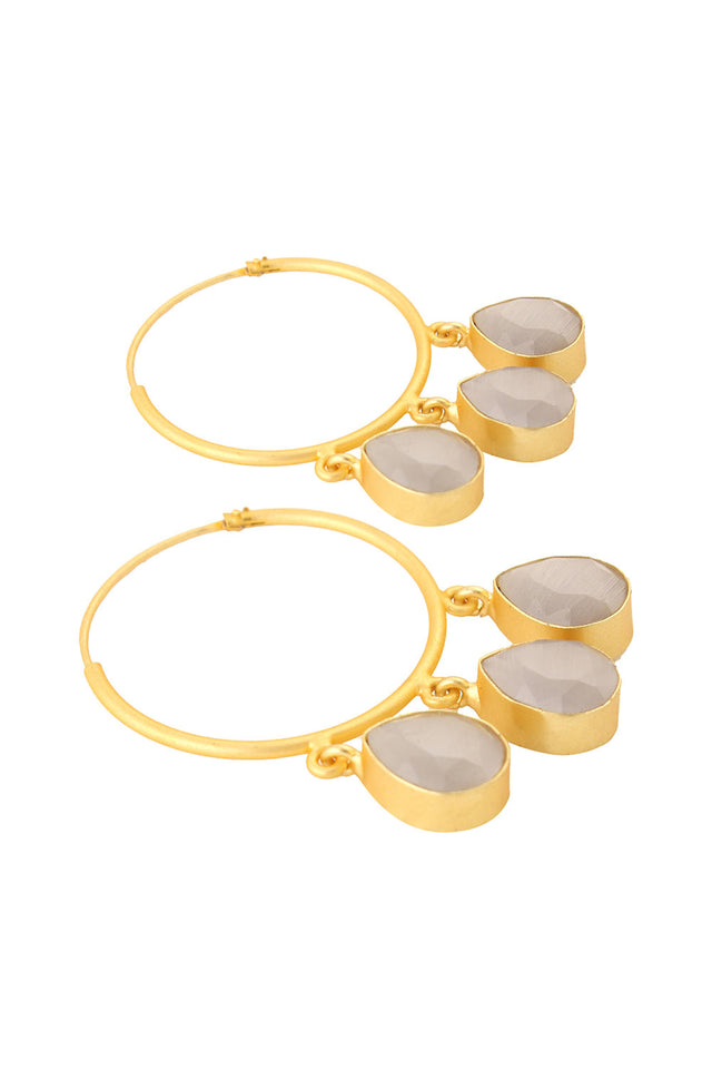 Classic Gold Hoop Earrings (FEMCJ020)