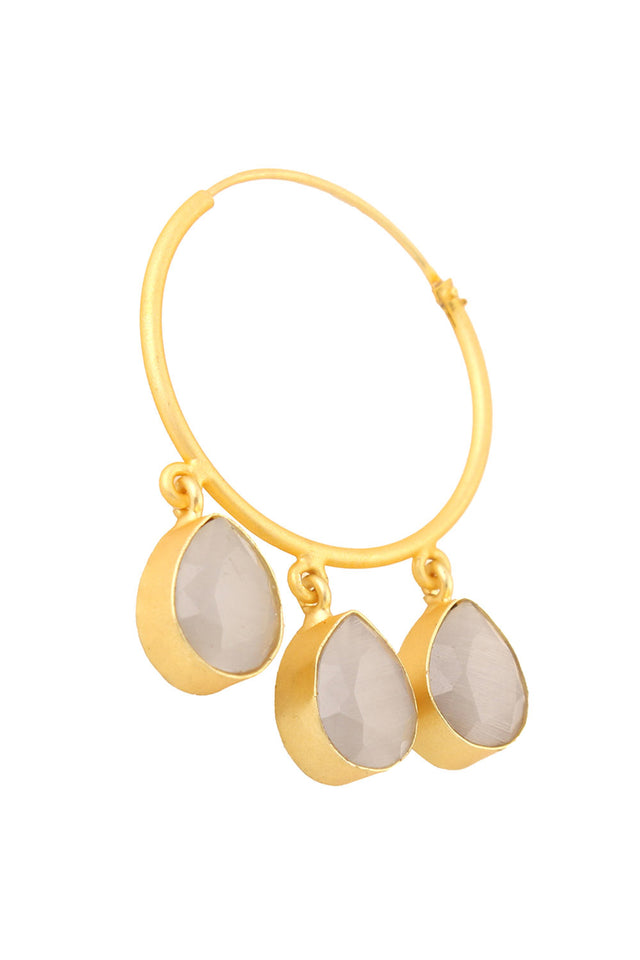 Classic Gold Hoop Earrings (FEMCJ020)