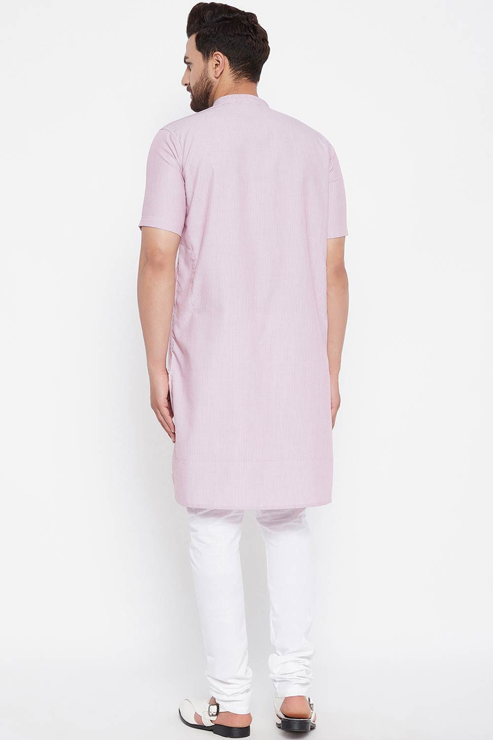 Buy Men's Kurta in Pink Online