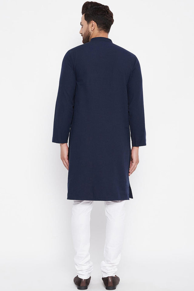 Buy Men's Kurta in Blue Online