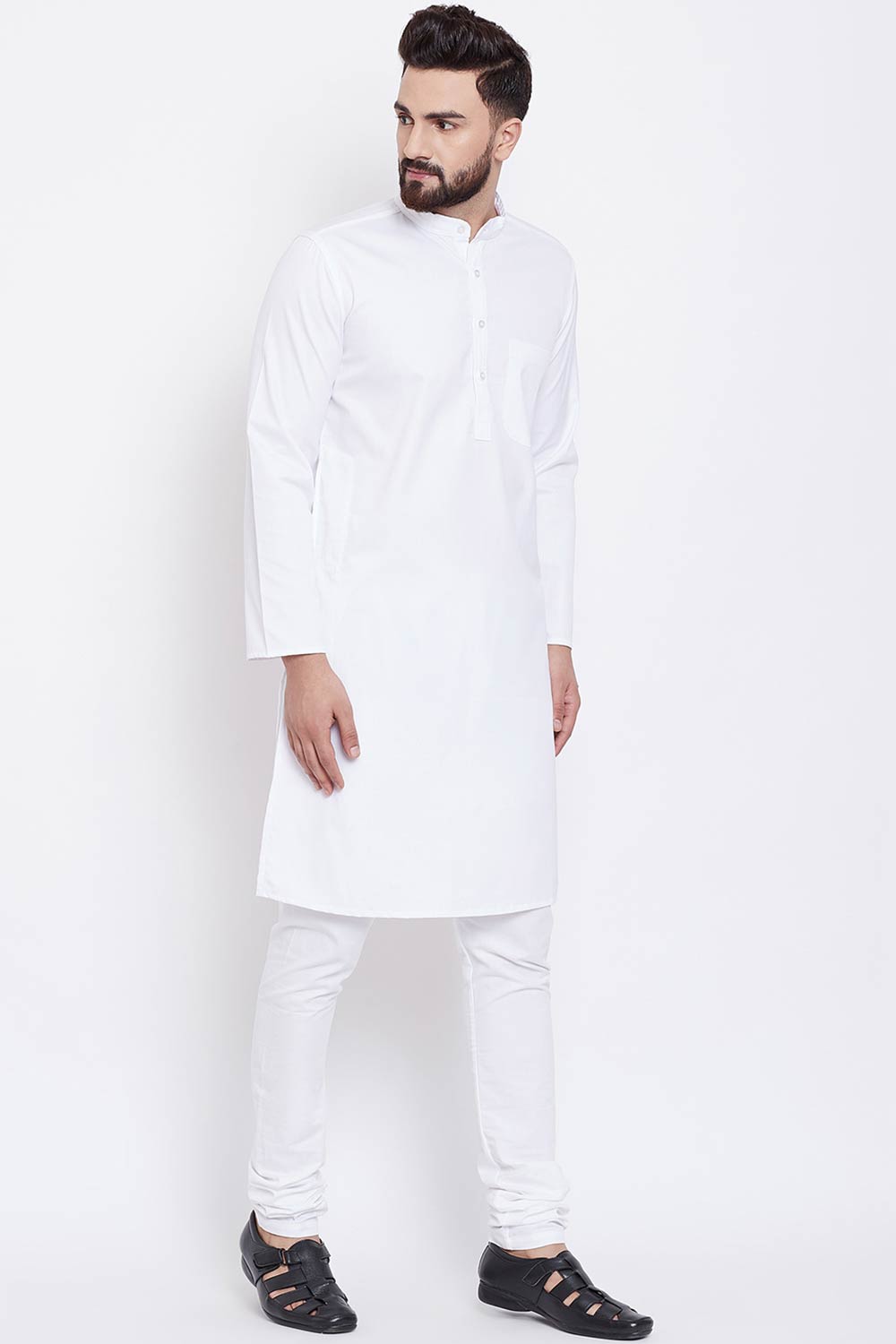 Shop Men's Kurta in White