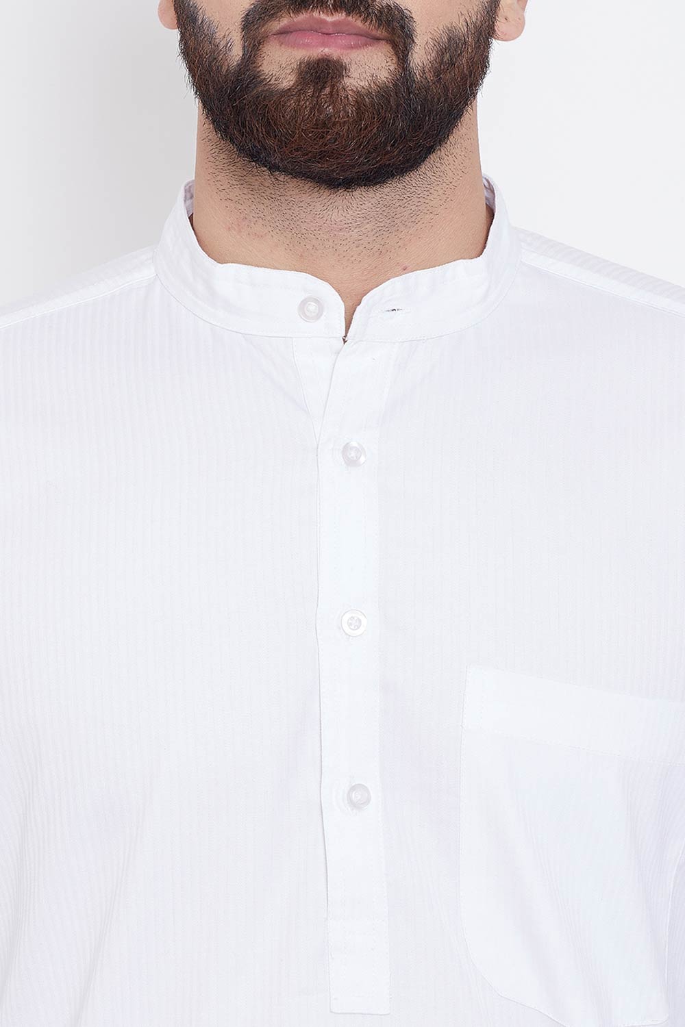 Shop Men's Cotton Solid Kurta Online